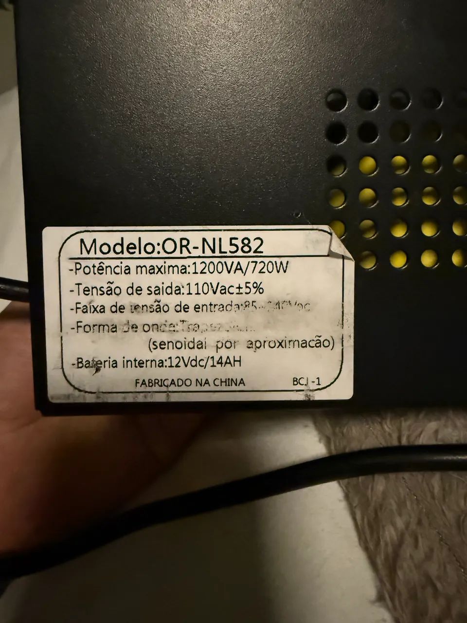 Nobreak 1200va 720w Senoidal 110v Para Pc Gamer Tv Smart Ps5 - Foto 4