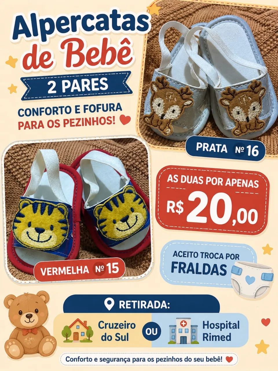 Sapatinhos de bebê  - Foto 2