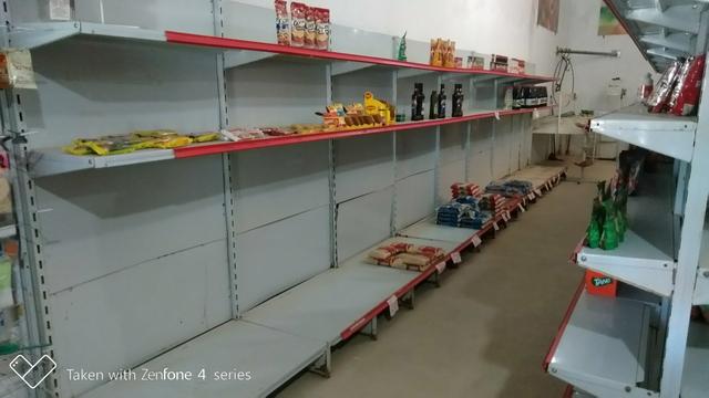 Prateleiras gondola para mercadinho