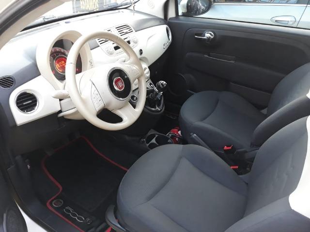 Fiat 500 Perola!! Financio Sem Ent. nao ka c3 onix 208 kwid up hb20 cooper mobi uno gol - Foto 8