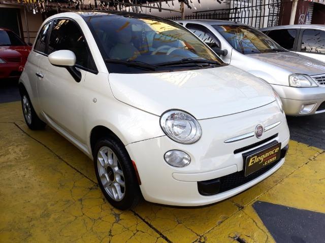 Fiat 500 Perola!! Financio Sem Ent. nao ka c3 onix 208 kwid up hb20 cooper mobi uno gol - Foto 3
