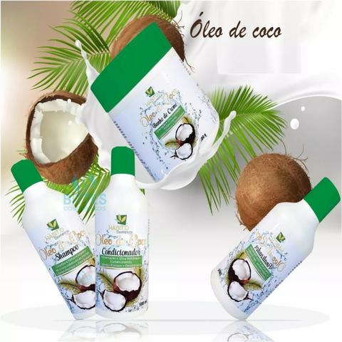 Fortalecimento Capilar Kit de Coco Hábito Cosméticos