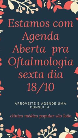 Consulta com oftalmologia