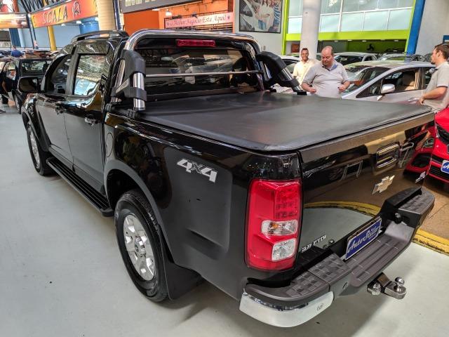 Chevrolet S10 LTZ 2.8 Diesel Cab Dupla 2014 Automática Preta (Completa + Couro) - Foto 6