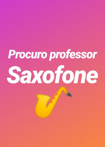 Procuro professor de Sax