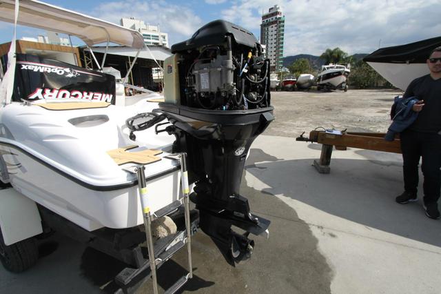 Focker 160 2012 Motor 75 HP 2 tempos. Aceito carro no negócio. lancha top - Foto 5