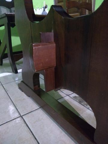 Mesa com 6 cadeiras madeira maciça de Imbuia - Foto 3