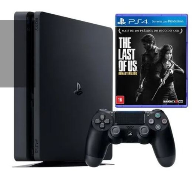 Playstation 4 Slim - Garantia de 01 ano - Aceitamos video games como parte do pagamento . - Foto 2
