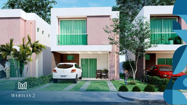 Marilia Alencar II/ Bairro Araçagy, casas com 3 quartos, 2 vagas na garagem_ - Foto 4