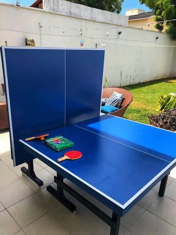 Mesa de Ping Pong/ Tênis de Mesa Klopf Dobrável com Rodas, Jogo de  Tabuleiro Klopf Usado 41132775