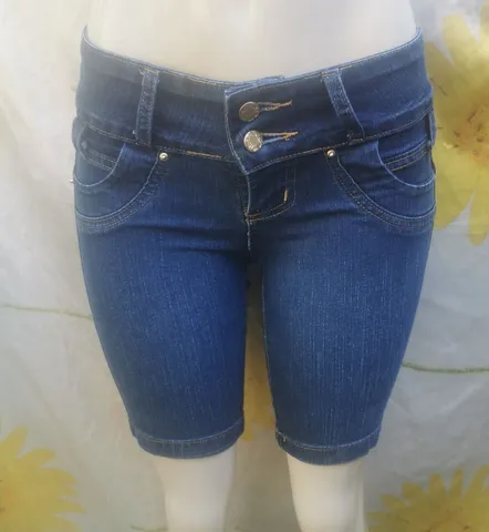 Bermuda jeans arte arte criança tam 16 anos