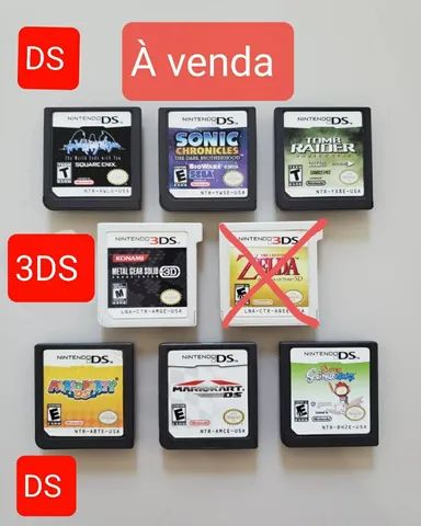 Jogos Nintendo 3ds e PS VITA  Jogos nintendo, Nintendo 3ds, Nintendo