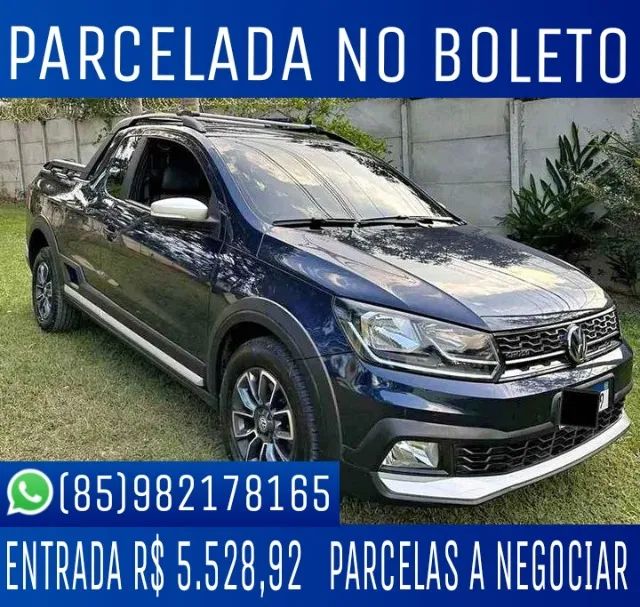 Comprar Picape Volkswagen Saveiro 1.6 G7 Cabine Dupla Cross Flex Cinza 2017  em Ribeirão Preto-SP