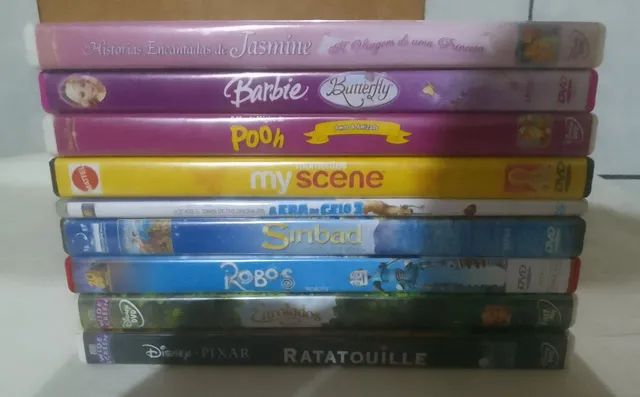 Desapegando destes DVDs de histórias infantis todos originais. 