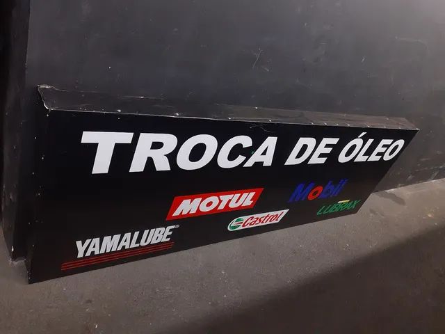 Placa p oficina de moto ou carro 