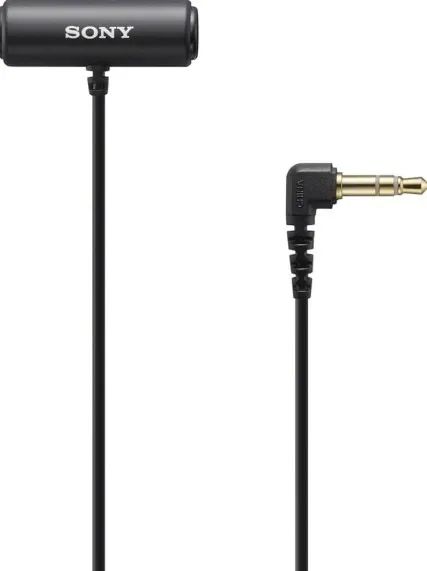 Microfone Sony Ecm-lv1 Omnidirecional Preto LAPELA - Foto 3