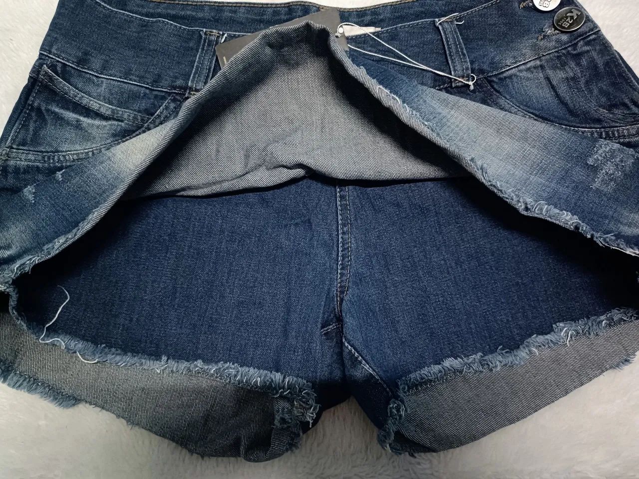 Short saia Jeans Destroyed K2B - Foto 3