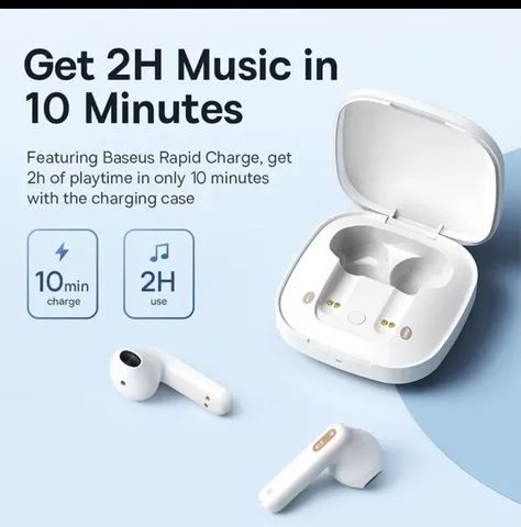 Fone de ouvido sem fio Baseus Bowie E16 - Foto 3