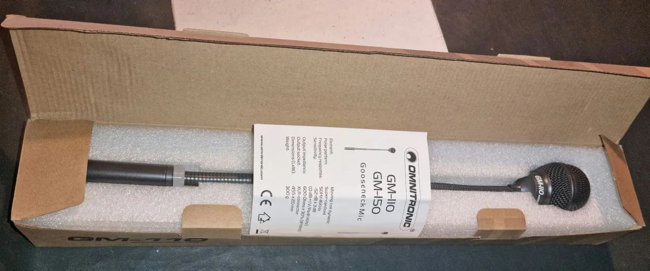 Microfone de Gooseneck OMNITRONIC GM-IIO / GM-150 - Foto 2