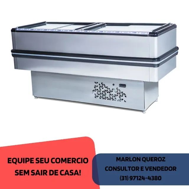 Ilha de Congelados Nova 2 Metros