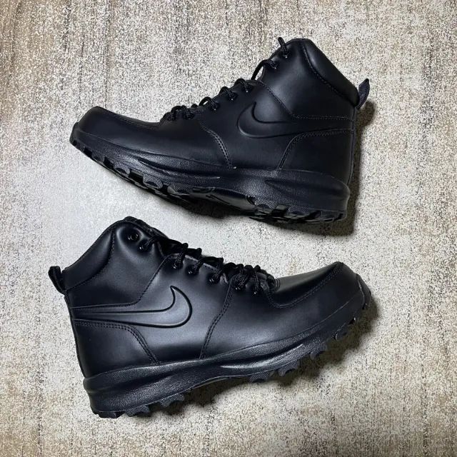 Nike manoa cheap leather black