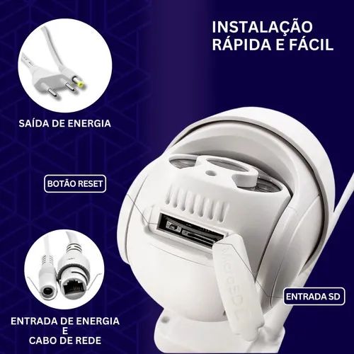 camera seguraça speed dome area externa resistencia a agua - Foto 4