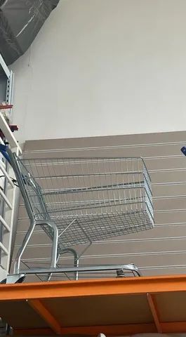 Carrinho p/ compras Aramado supermercado 130 Litros  - Foto 2