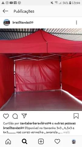 Tenda sanfonada e piramidal  - Foto 3
