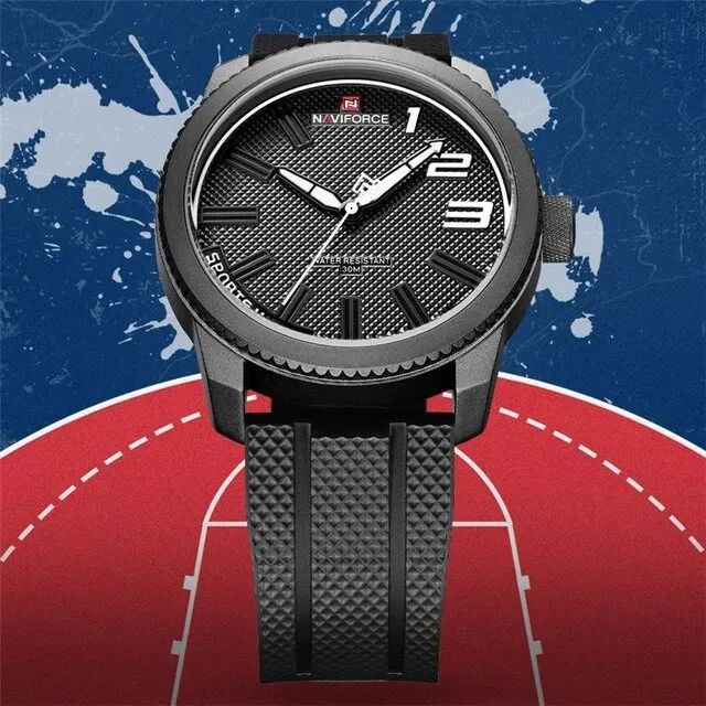 [NOVO] Relógio Naviforce NF9202T Preto Masculino - Robusto com Resistência 3Bar e Caixa 46 - Foto 2