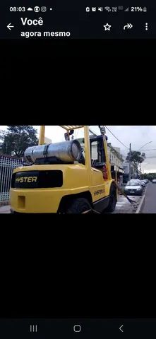 Empilhadeira H55XM 2.5 ton torre padrao toda nova. - Foto 3