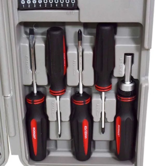 Caixa de Ferramenta Worker 110 Peças - Foto 5