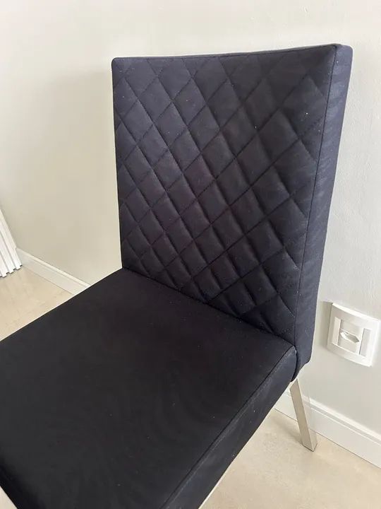 BARBADA! 4 Cadeiras 100% alumínio e mesa de vidro - Foto 4