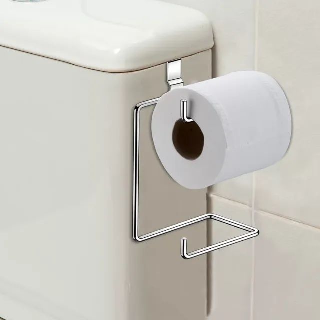 Suporte Duplo / Porta Papel Higiênico Caixa Descarga _ CS124 - Foto 2