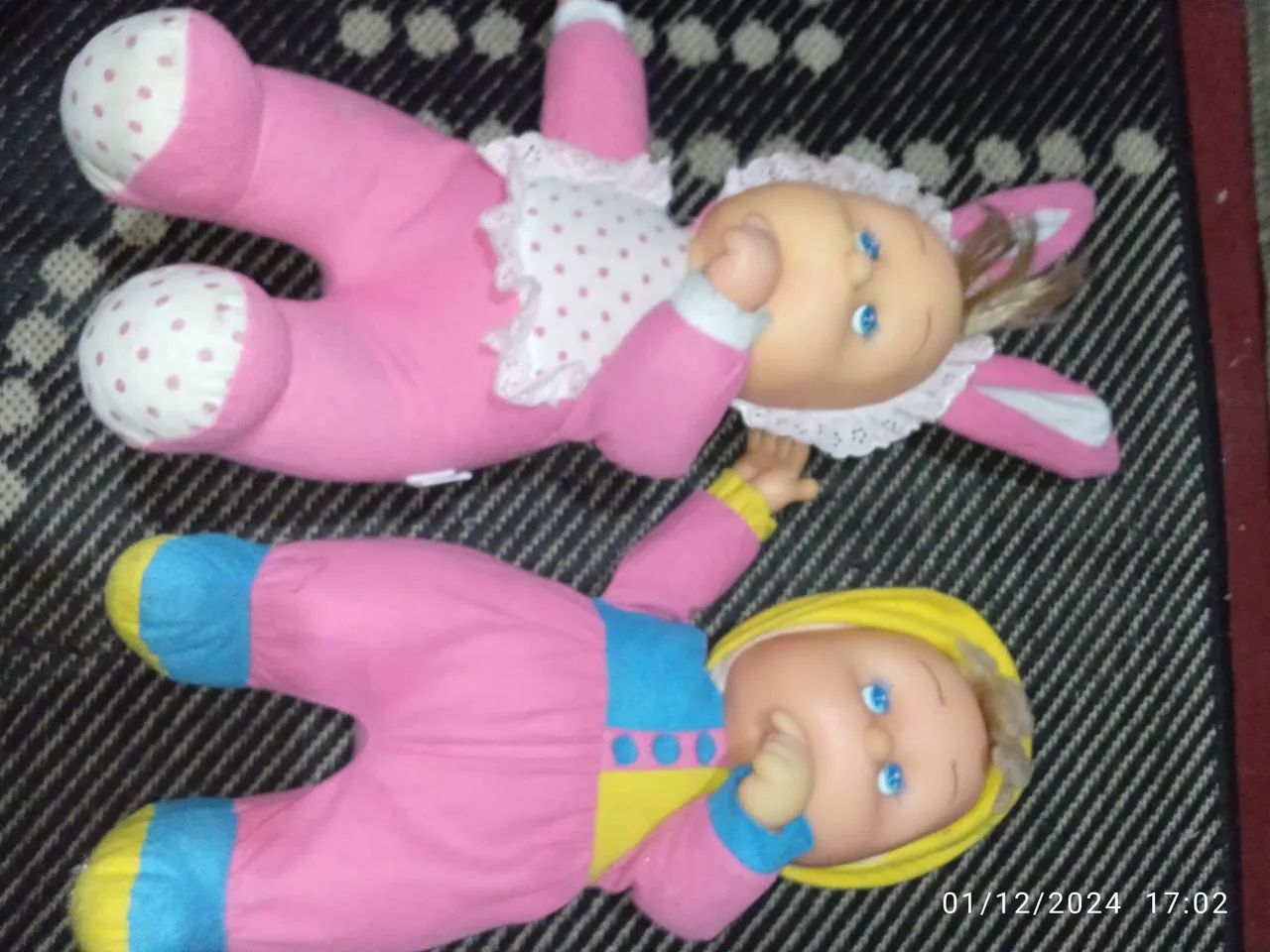 Antigas bonecas Dedinho na boca. Kit com duas peças  - Foto 2