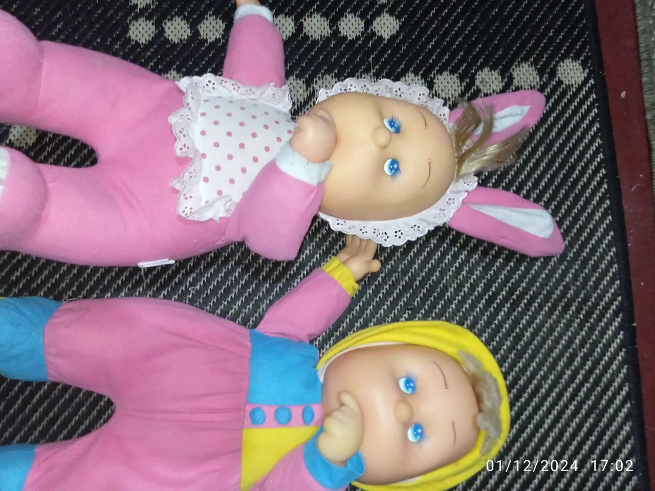 Antigas bonecas Dedinho na boca. Kit com duas peças  - Foto 3