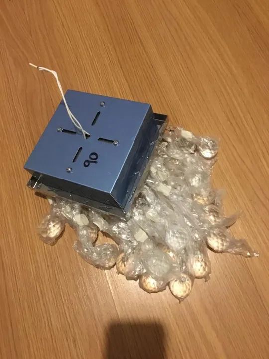 Lustre de Cristal Legítimo quadrado Hunter Trade - Foto 4