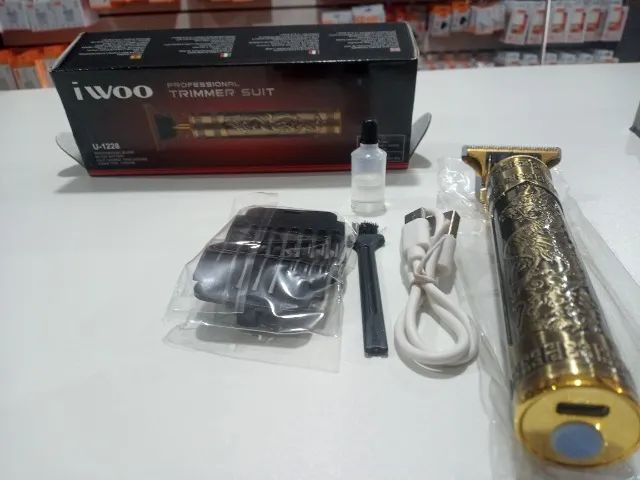 Maquina Maquininha de Cortar Cabelo Iwoo U1228 - Foto 4