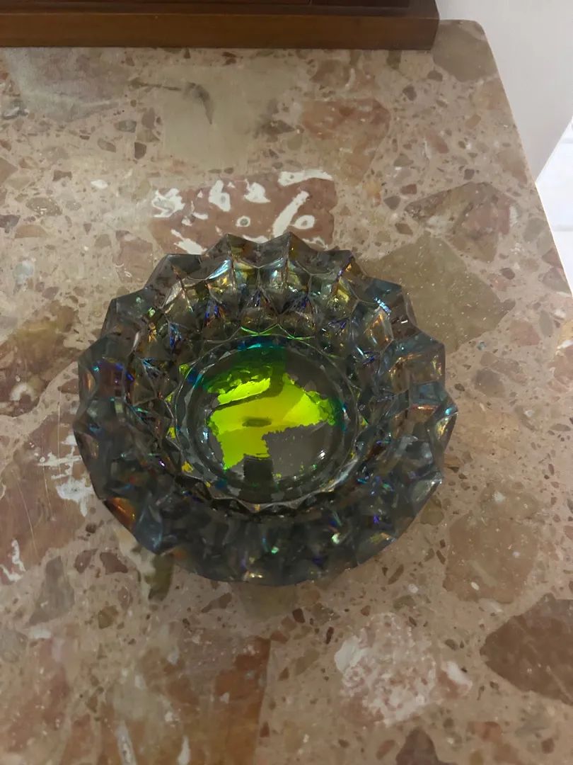 Cinzeiro cristal antigo  - Foto 2