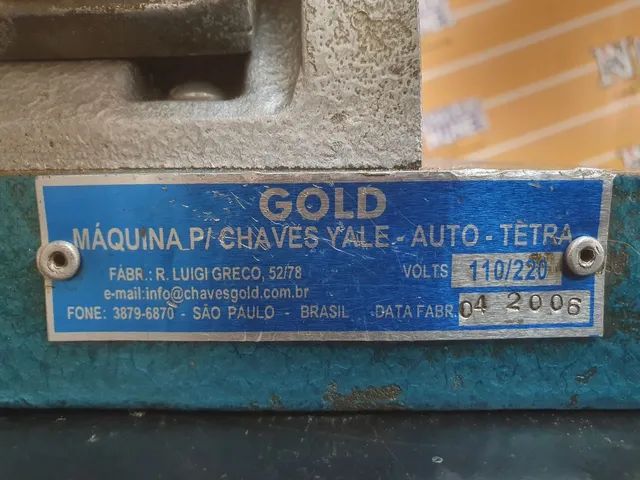 Máquina 30B - Chaves Gold
