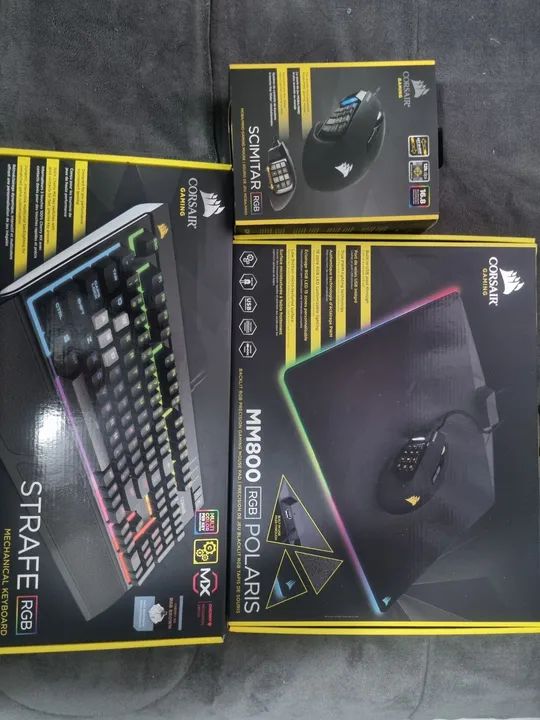 Kit Gamer corsair - Teclado, mouse e mousepad
