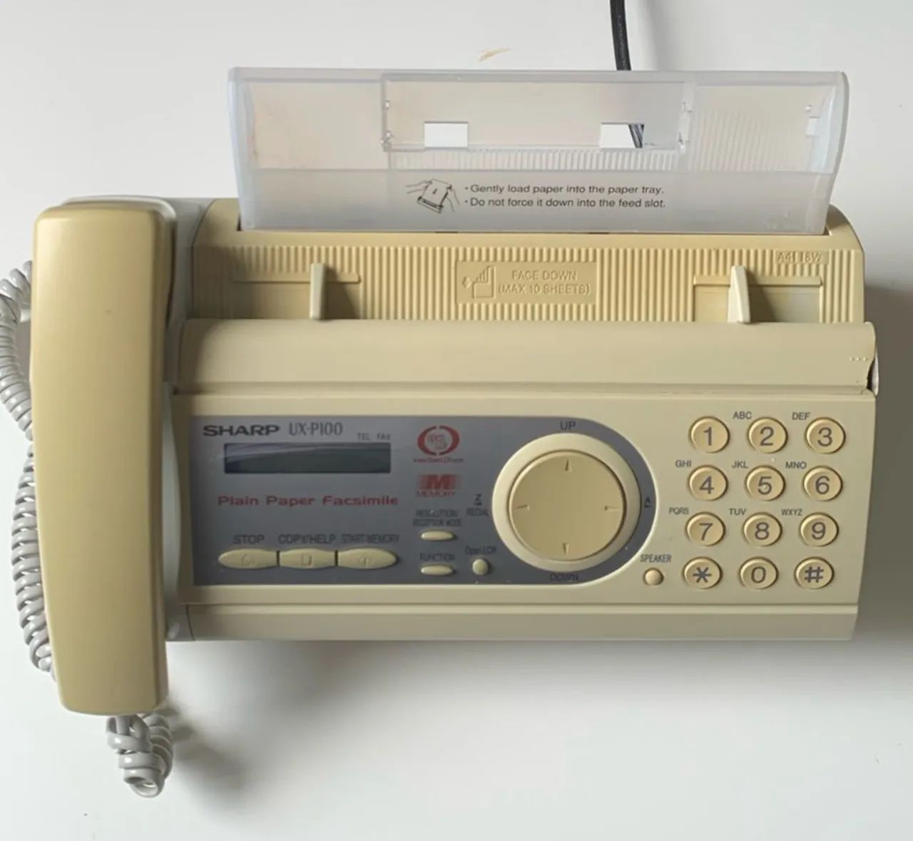 Fax Sharp UX-P100 - Aparelho de Fax e Telefone