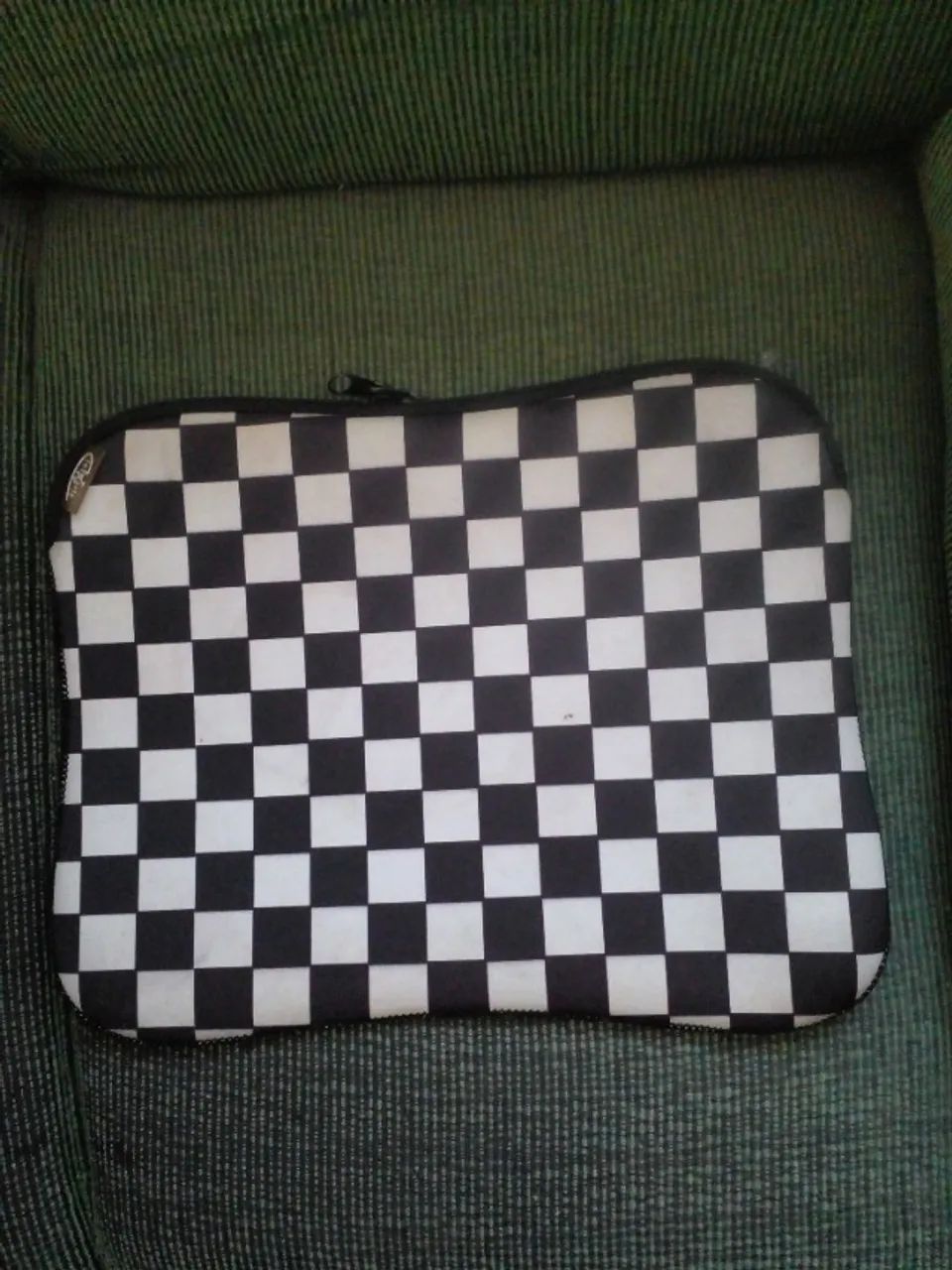 Capa case pasta maleta notebook quadriculada - Foto 2