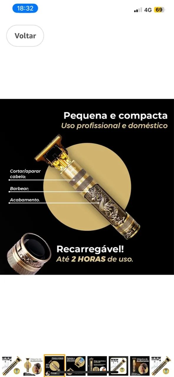 Máquina de Acabamento para Barba - Foto 2