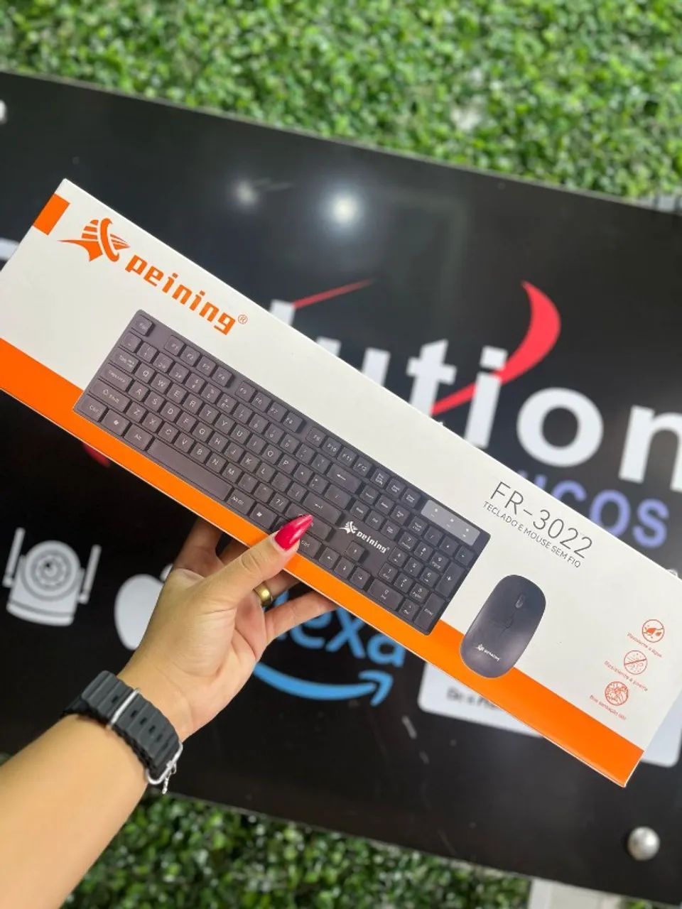 Kit de Teclado + Mouse Sem Fio FR-3022 Peining