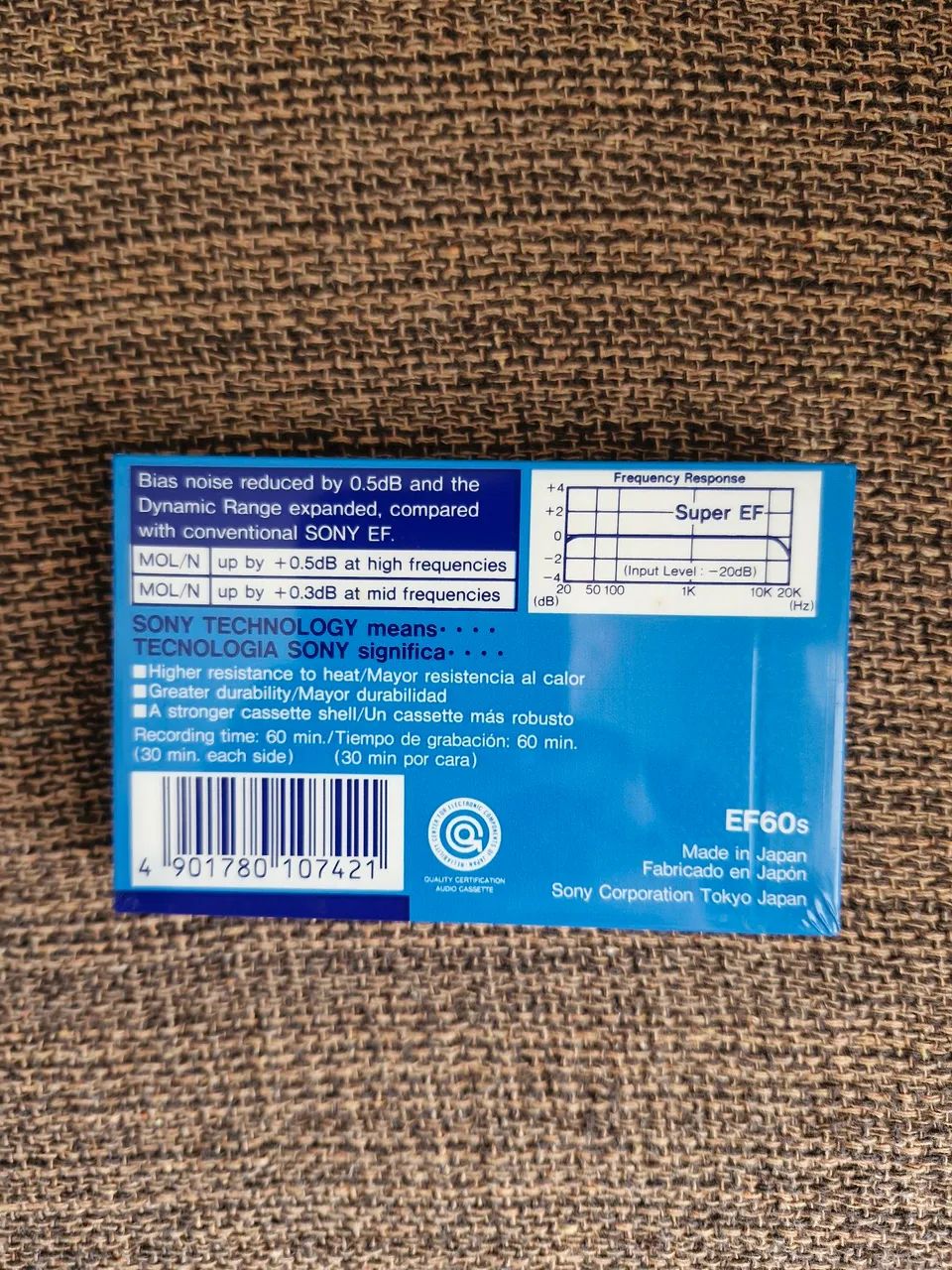 Fita Cassete Sony Super EF60 - Lacrada - Foto 2