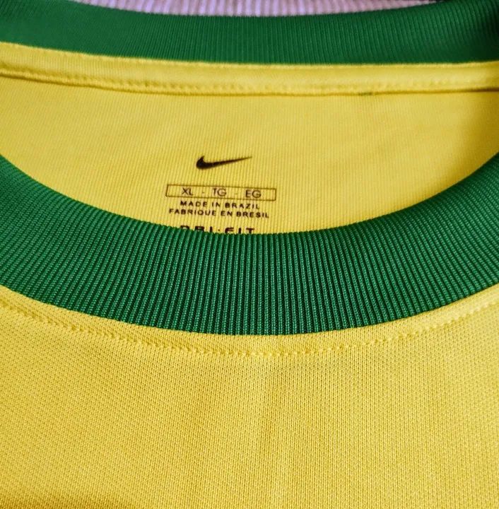 Camisa oficial de Futebol da seleção Brasileira Tetra - GG - N° 18 Freitas - Nike - Foto 4