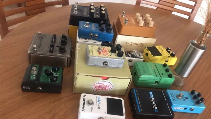 Feirinha de pedais MXR, BOSS, NIG, NUX, Universal Audio (UAD) Lion e Enigmatic - Foto 3