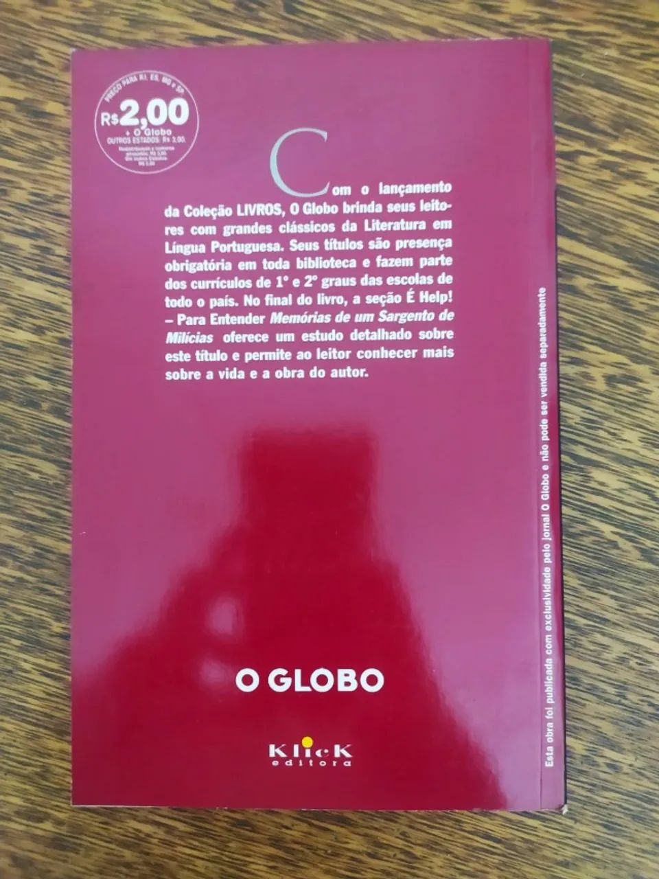 Livro Memórias De Um Sargento De Milícias De Manuel A. De Almeida - Foto 2