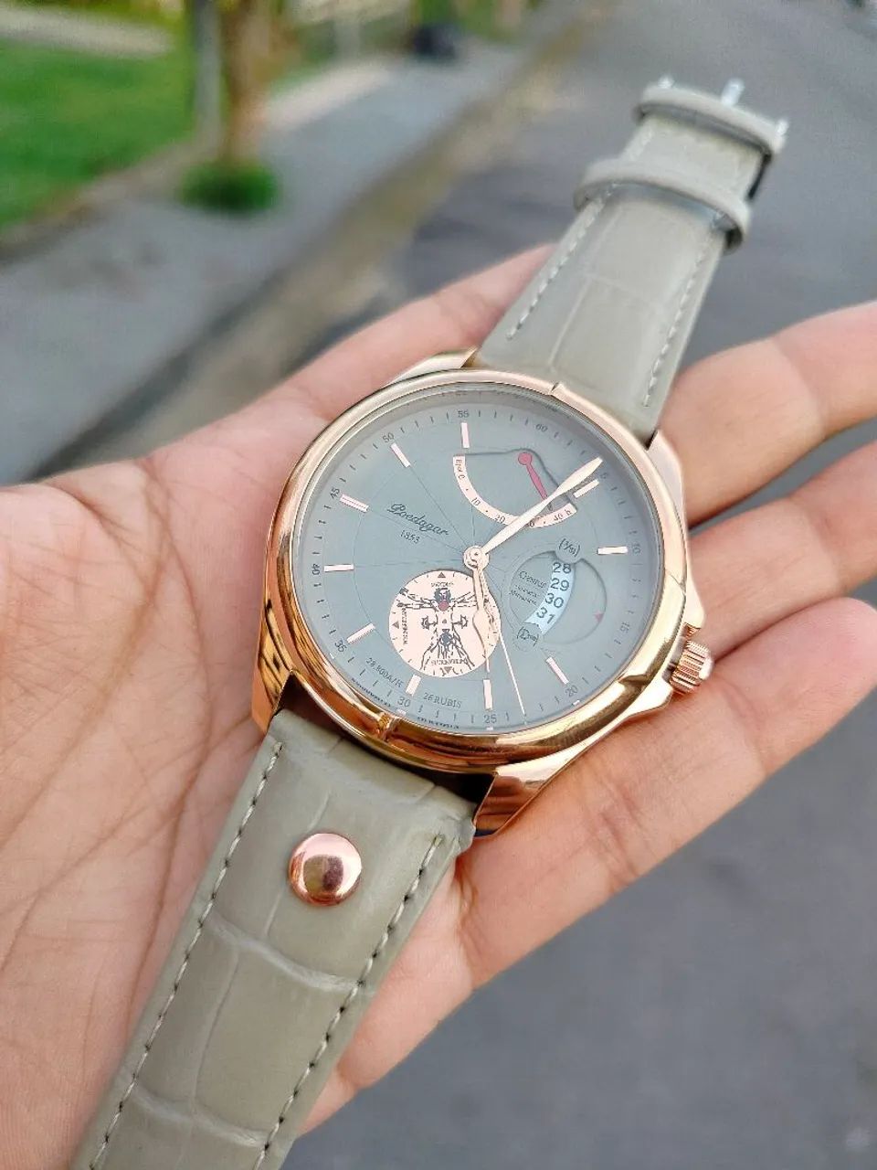 Relógio de pulso elegante com design sofisticado poedagar a prova de água  - Foto 5
