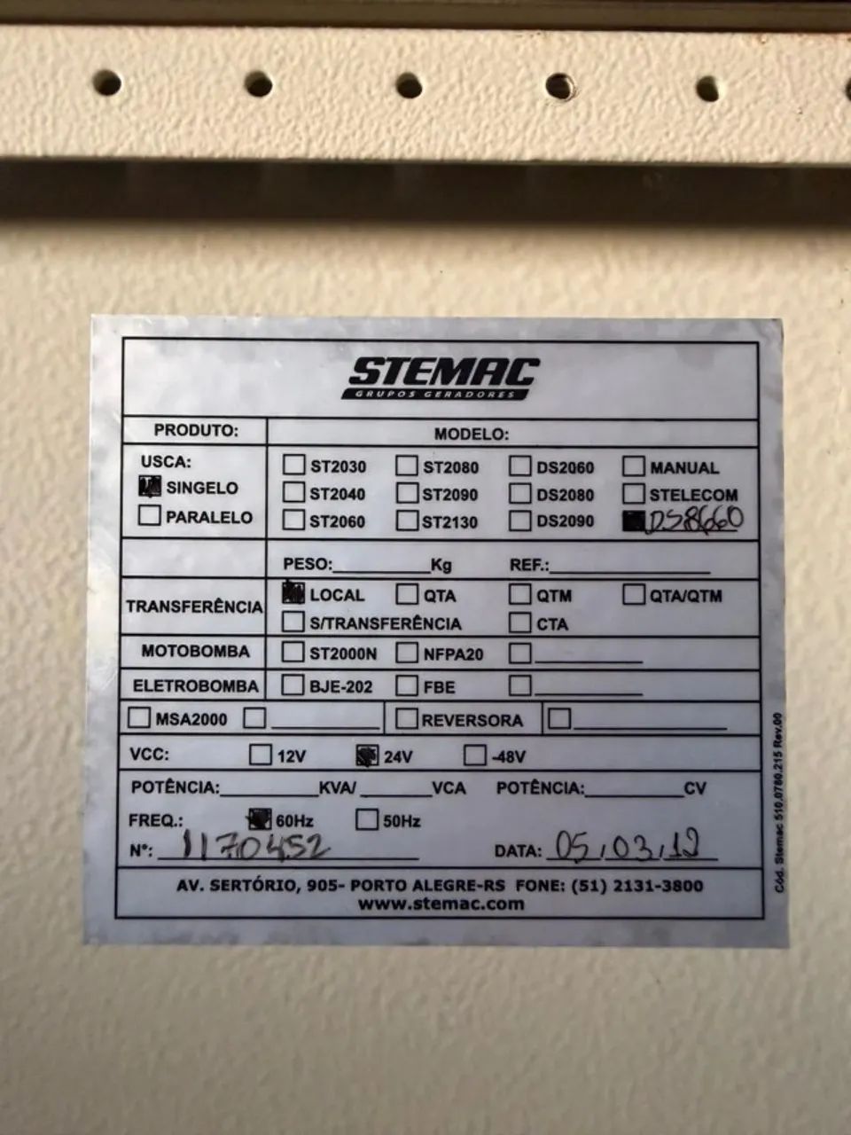 QTA STEMAC - Quadro de Transferência Automática p/ Geração até 1500 kVA - Semi-novo - Foto 4